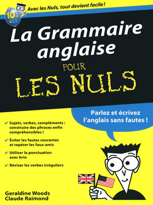 cover image of La Grammaire anglaise poche Pour les Nuls